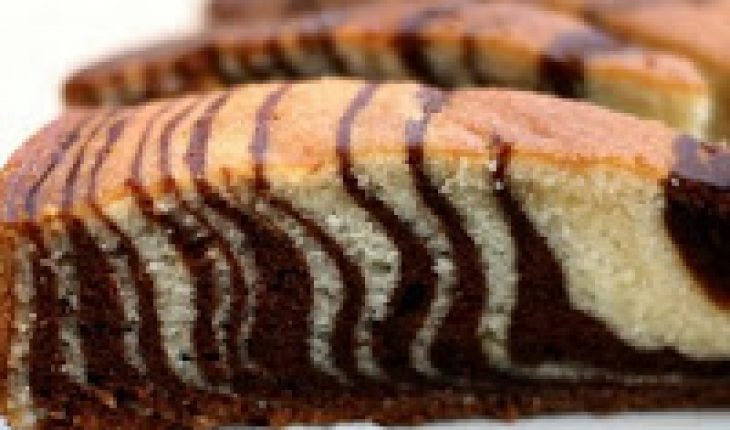 Resep Cara membuat Kue Zebra bintik coklat enak lembut