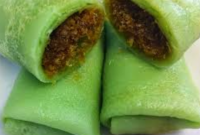 Resep Cara Membuat Dadar Gulung enten durian