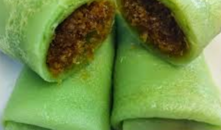 Resep Cara Membuat Dadar Gulung enten durian